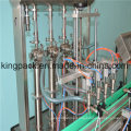 Automatic Liquid Paste Filling Sealing Capping Labeling Piston Filling Machinery